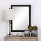 Uttermost Gower Aged Black Vanity Mirror | Mirrors | Modishstore - 2