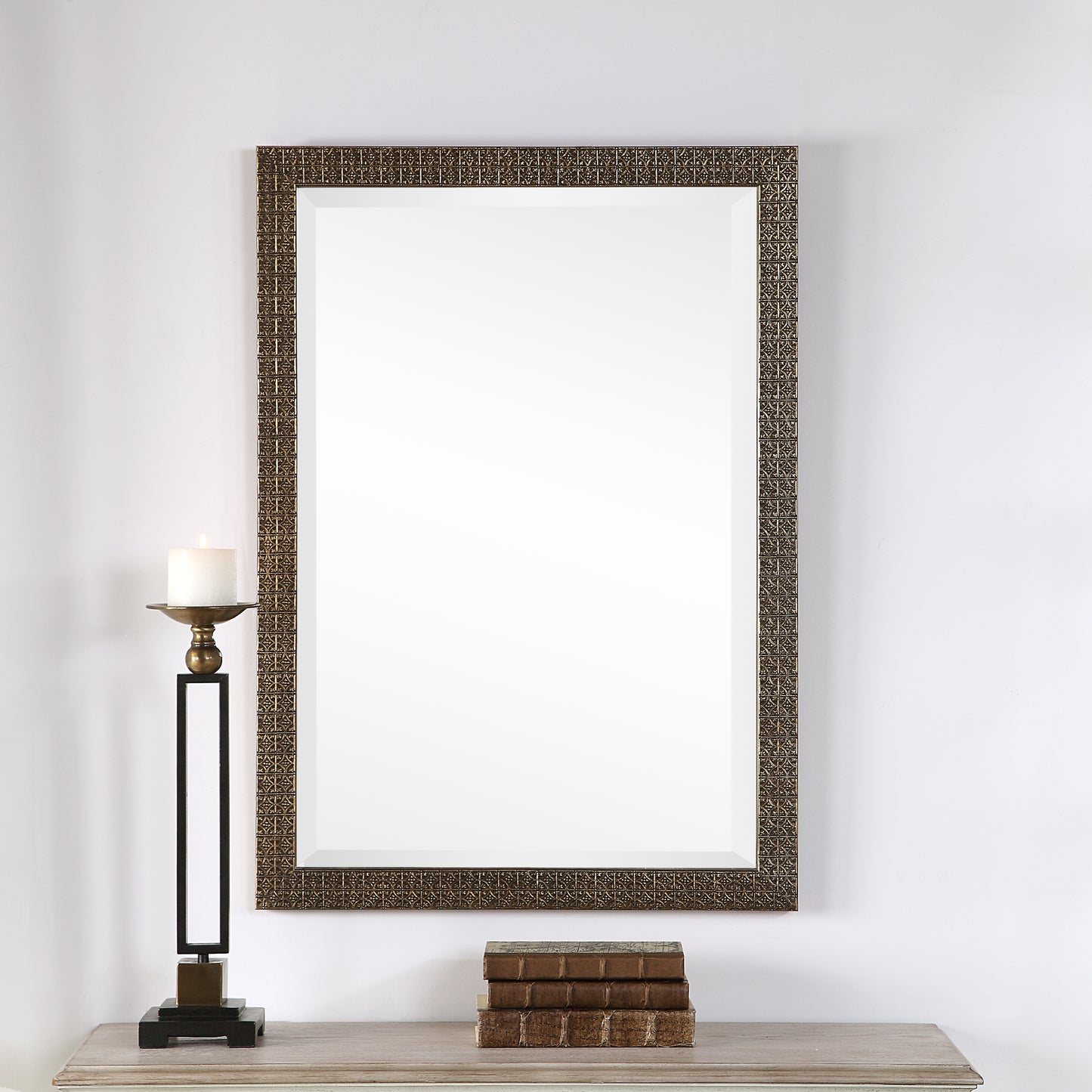 Embossed rectangular frame By Modish Store | Mirrors | Modishstore