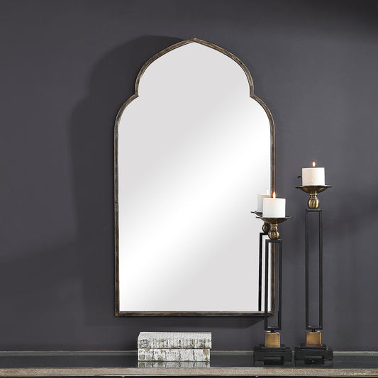 The beautiful arch of this metal frame By Modish Store | Mirrors | Modishstore