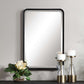 Uttermost Croften Black Vanity Mirror | Mirrors | Modishstore - 2