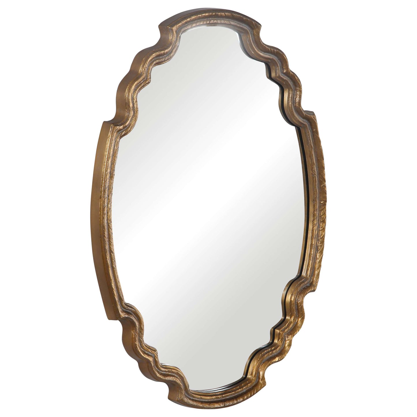 Uttermost Ariane Gold Oval Mirror | Mirrors | Modishstore - 7
