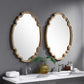 Uttermost Ariane Gold Oval Mirror | Mirrors | Modishstore - 2
