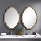 Uttermost Ariane Gold Oval Mirror | Mirrors | Modishstore