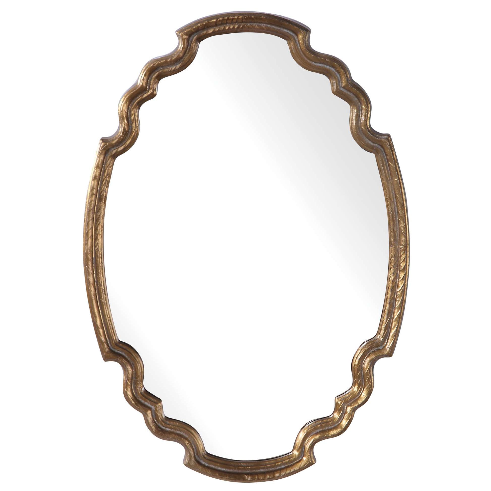 Uttermost Ariane Gold Oval Mirror | Mirrors | Modishstore - 4