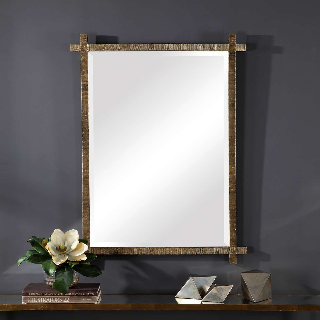 Uttermost Abanu Gold Vanity Mirror | Mirrors | Modishstore - 6