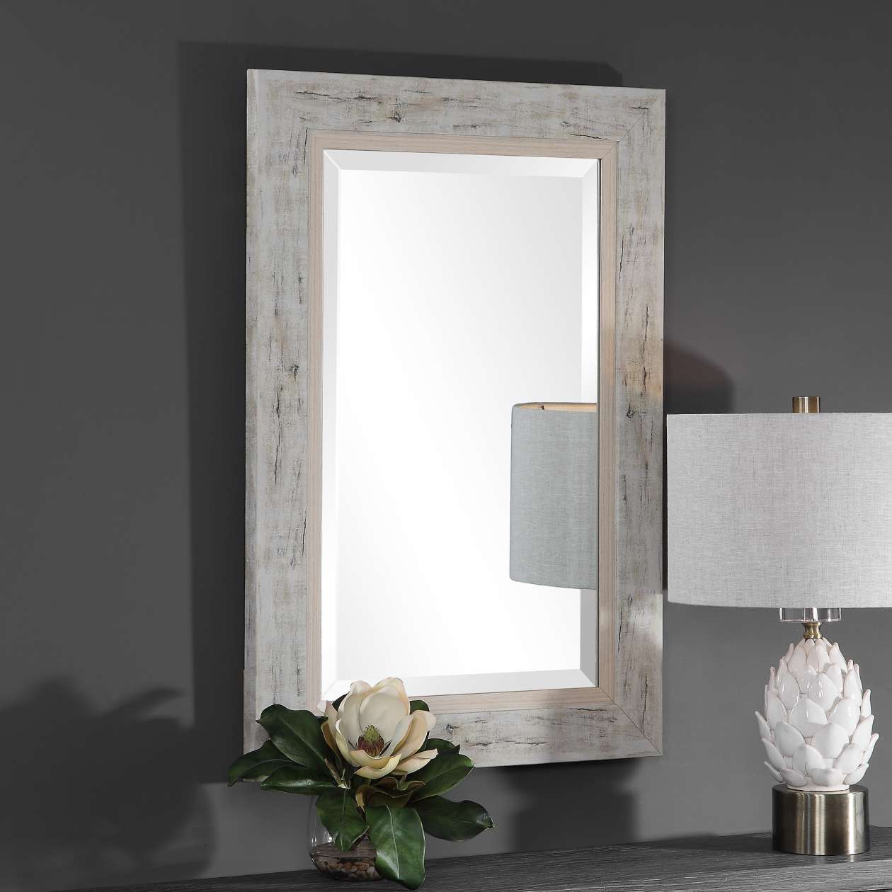 Uttermost Branbury Rustic Light Wood Mirror | Mirrors | Modishstore - 6