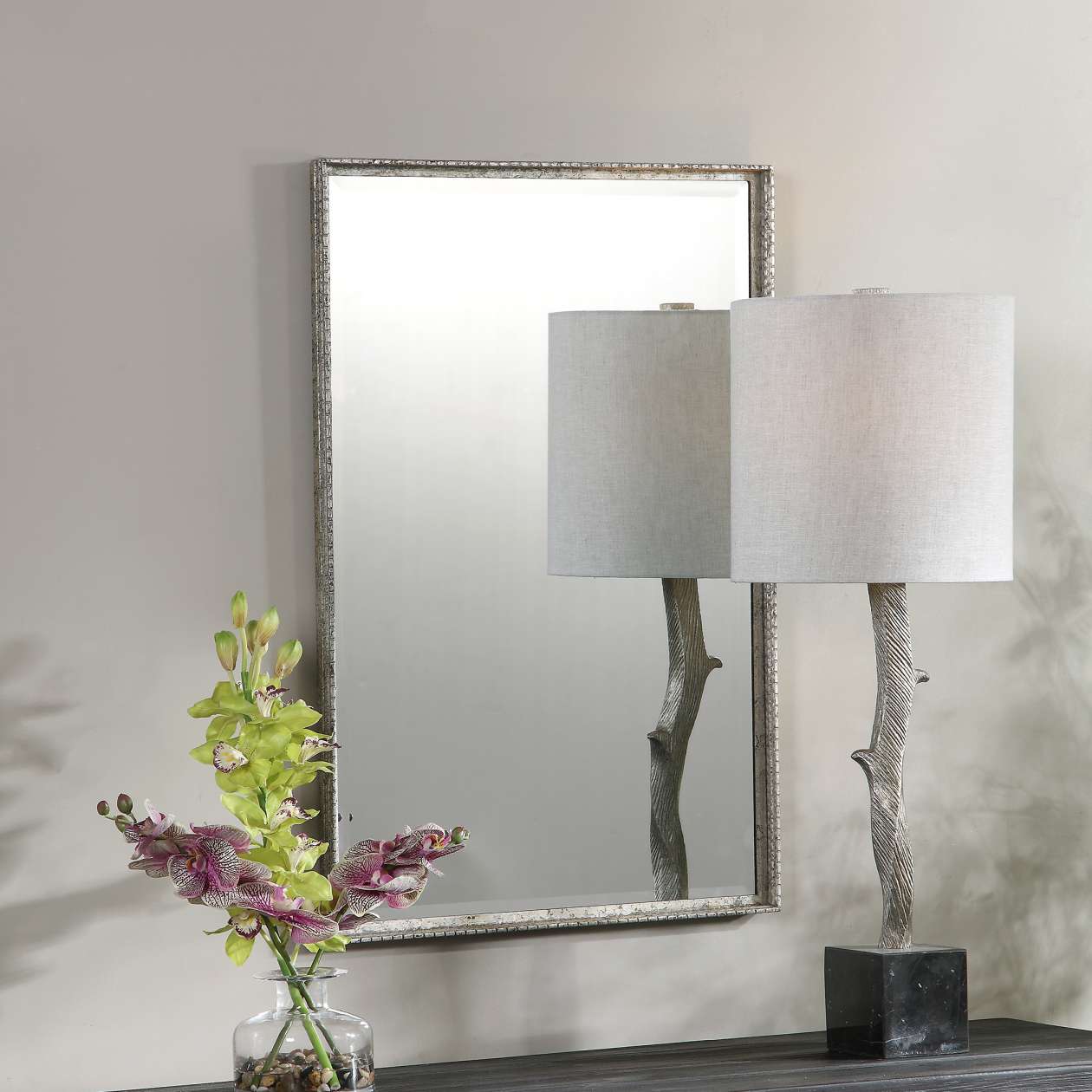 Uttermost Callan Silver Vanity Mirror | Mirrors | Modishstore - 6