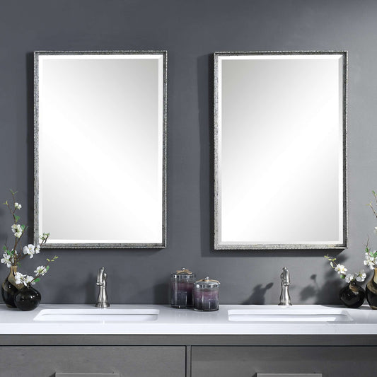Uttermost Callan Silver Vanity Mirror | Mirrors | Modishstore