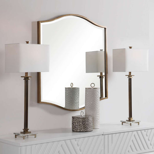 Uttermost Cerise Gold Mirror | Mirrors | Modishstore