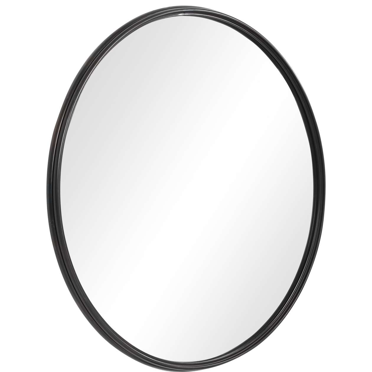 Uttermost Belham Round Iron Mirror | Mirrors | Modishstore - 4
