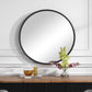 Uttermost Belham Round Iron Mirror | Mirrors | Modishstore - 2