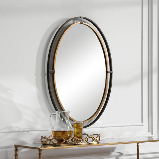 Metal oval design frame By Modish Store | Mirrors | Modishstore
