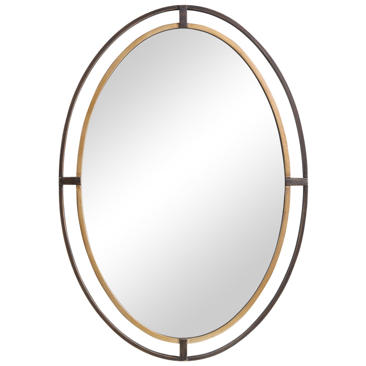 Metal oval design frame By Modish Store | Mirrors | Modishstore - 2