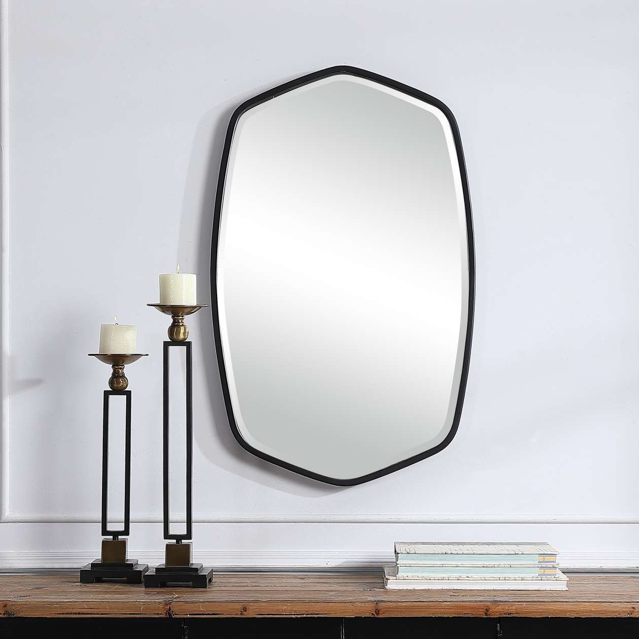 Uttermost Duronia Black Iron Mirror | Mirrors | Modishstore - 2