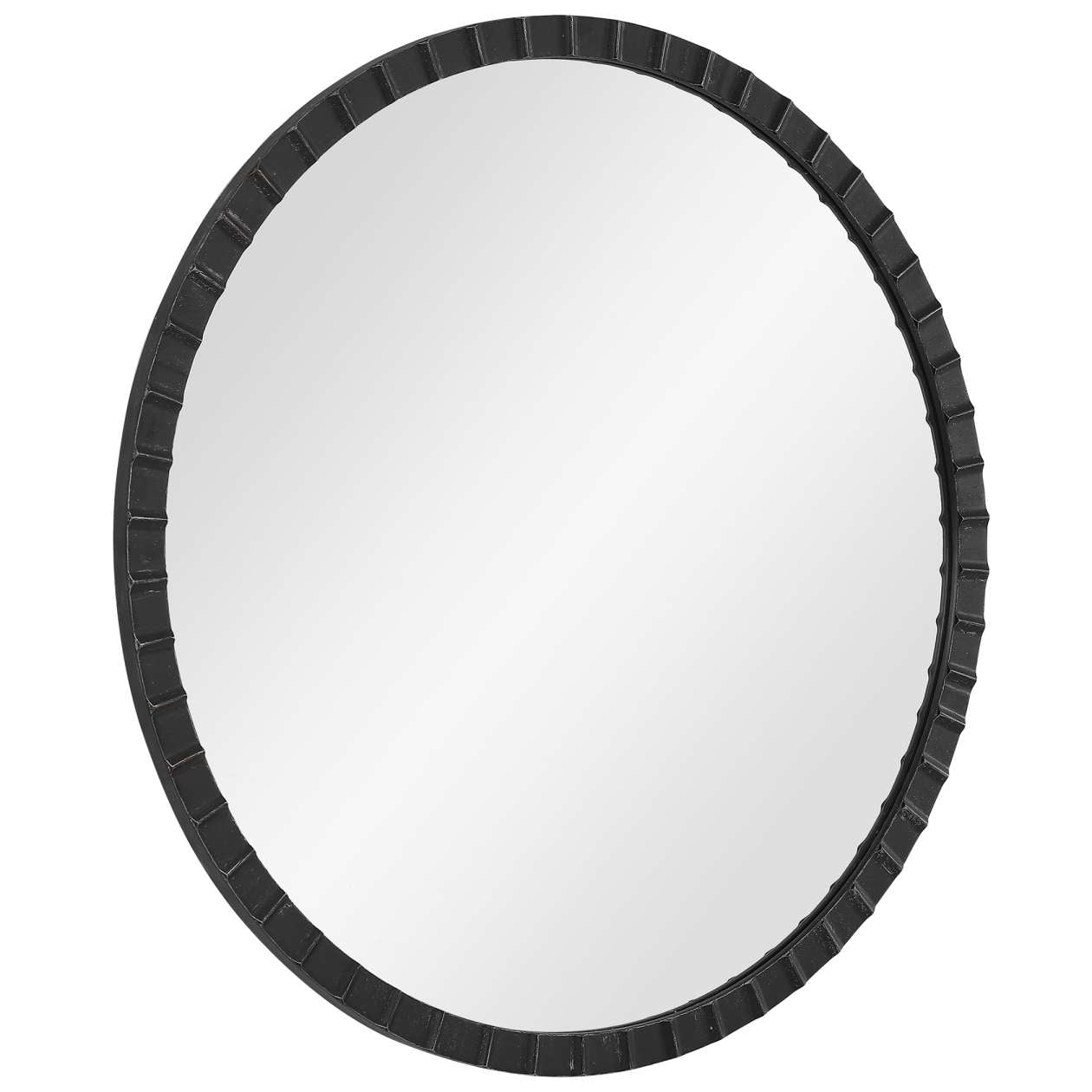 Uttermost Dandridge Round Industrial Mirror | Mirrors | Modishstore - 4