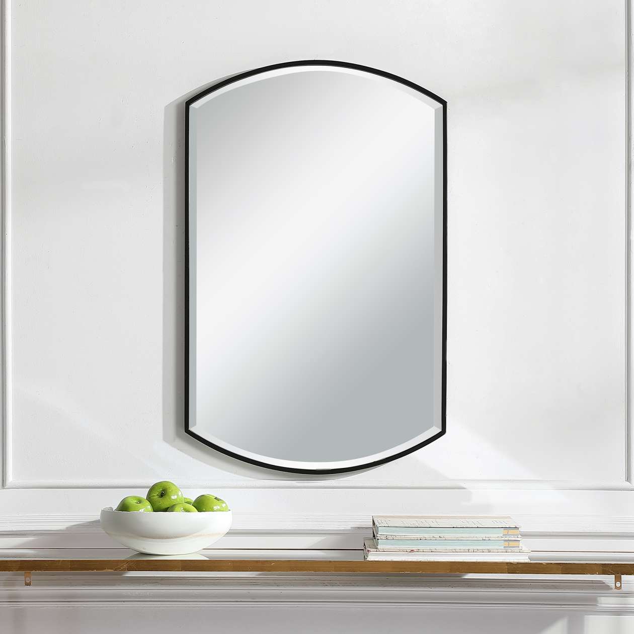 Uttermost Shield Shaped Iron Mirror | Mirrors | Modishstore - 5