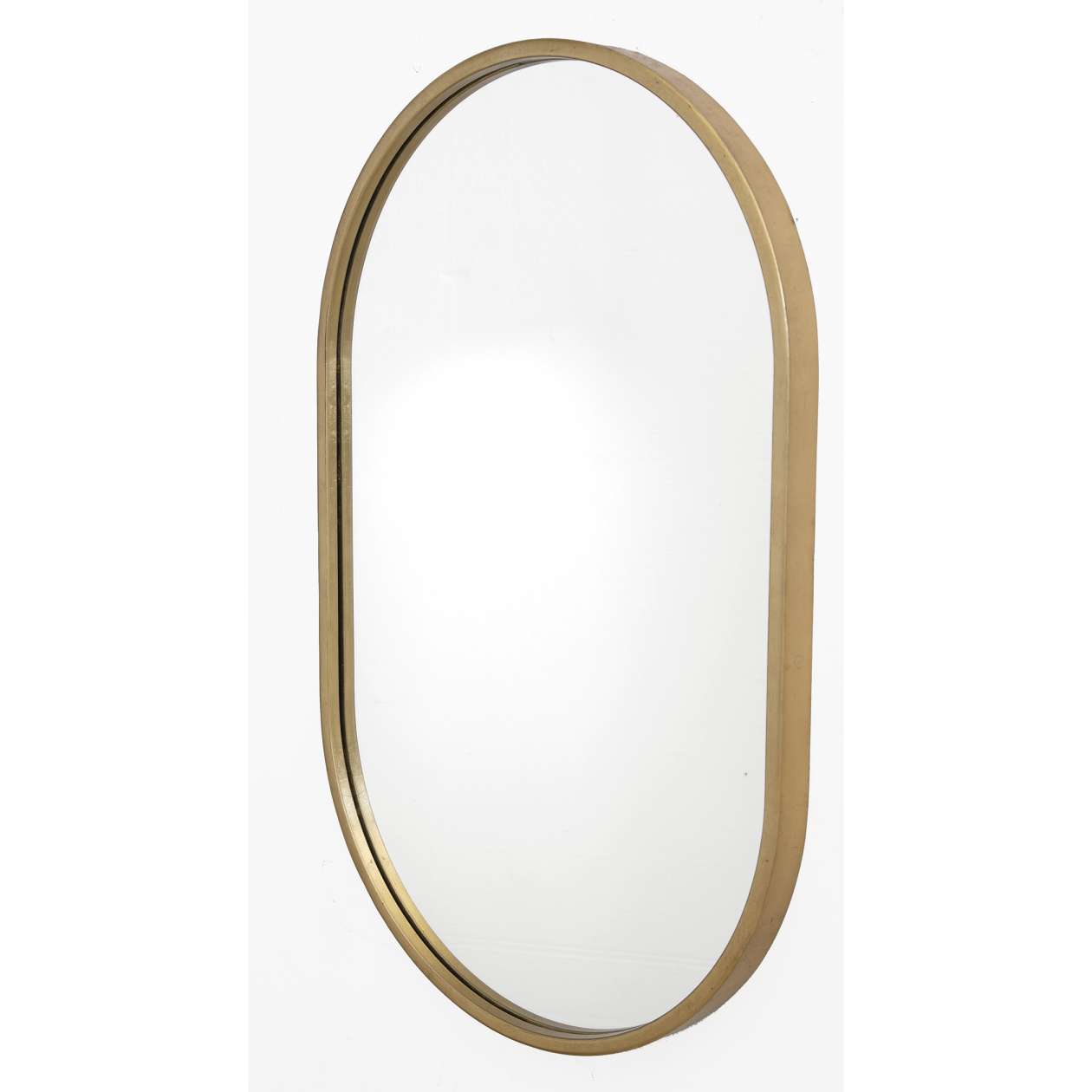 Uttermost Varina Minimalist Gold Oval Mirror | Mirrors | Modishstore - 2