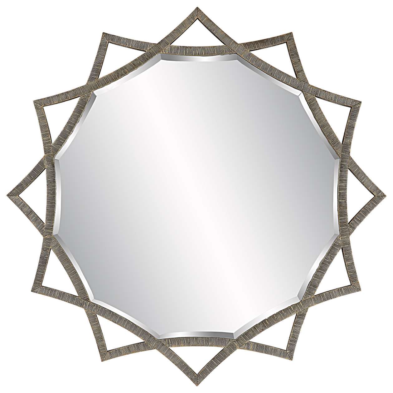 Uttermost Abanu Antique Gold Star Mirror | Mirrors | Modishstore - 2