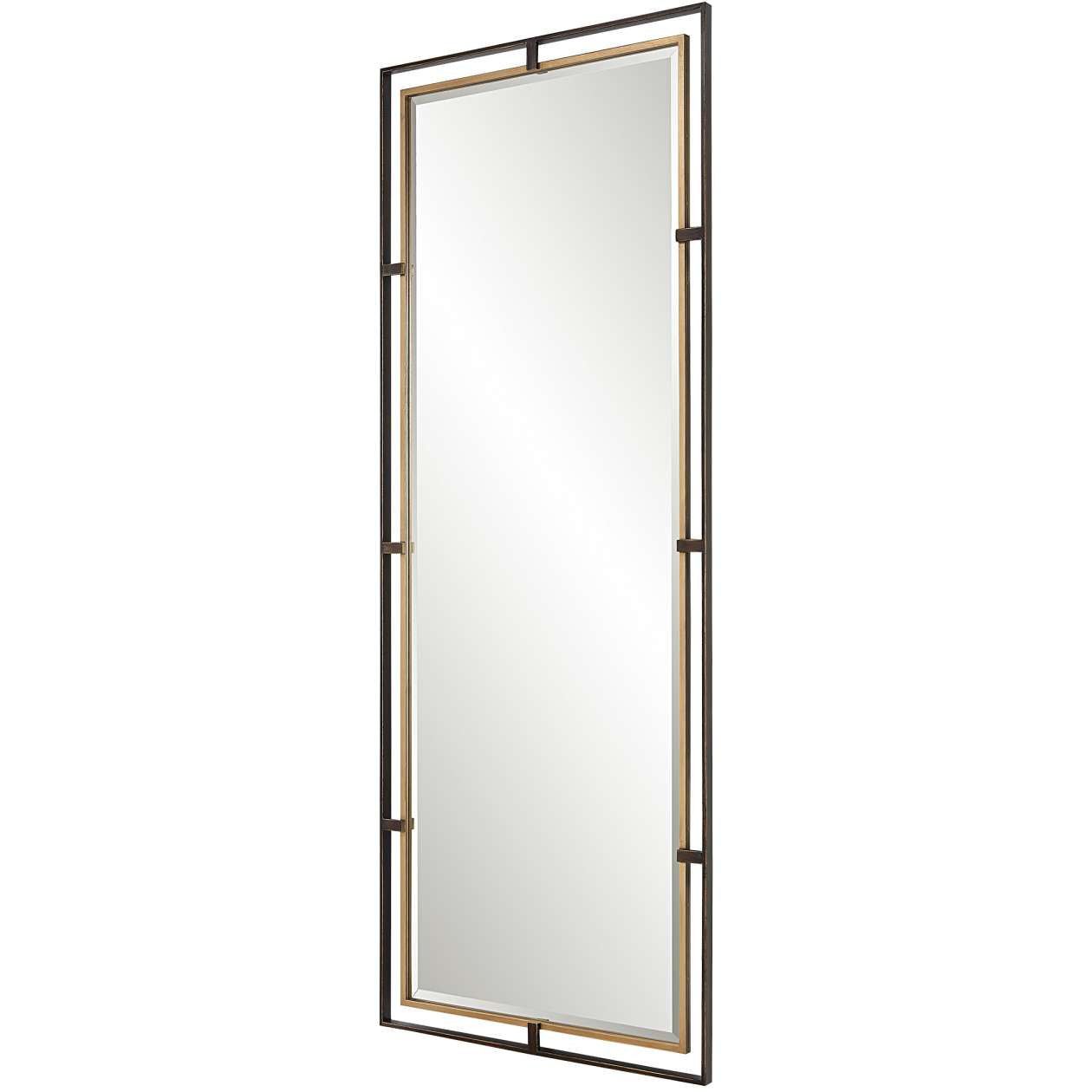 Uttermost Carrizo Tall Bronze & Gold Mirror | Mirrors | Modishstore - 3