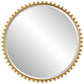 Uttermost Taza Gold Round Mirror | Mirrors | Modishstore - 4