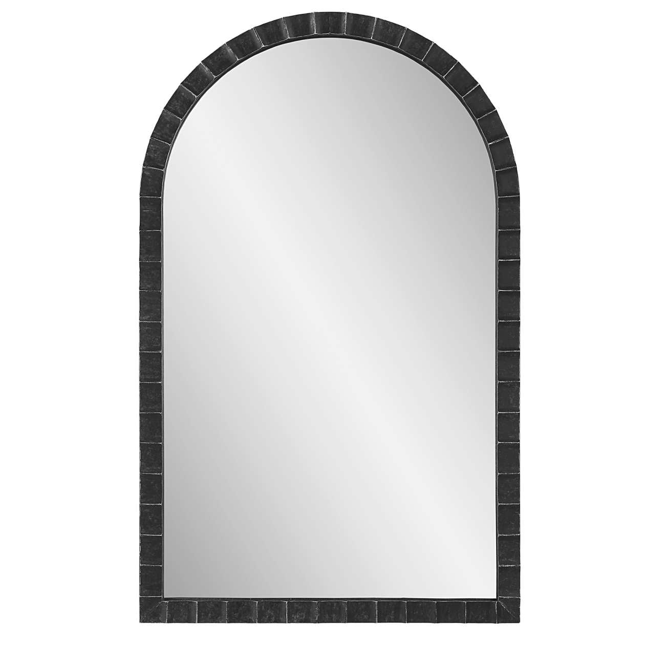 Uttermost Dandridge Black Arch Mirror | Mirrors | Modishstore - 2