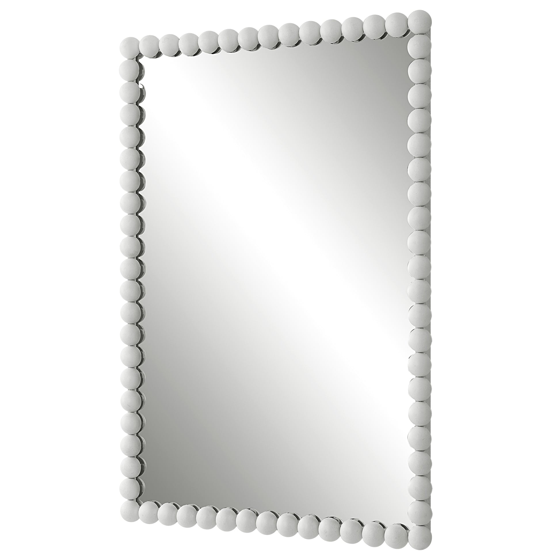 Uttermost Serna White Vanity Mirror | Mirrors | Modishstore - 5
