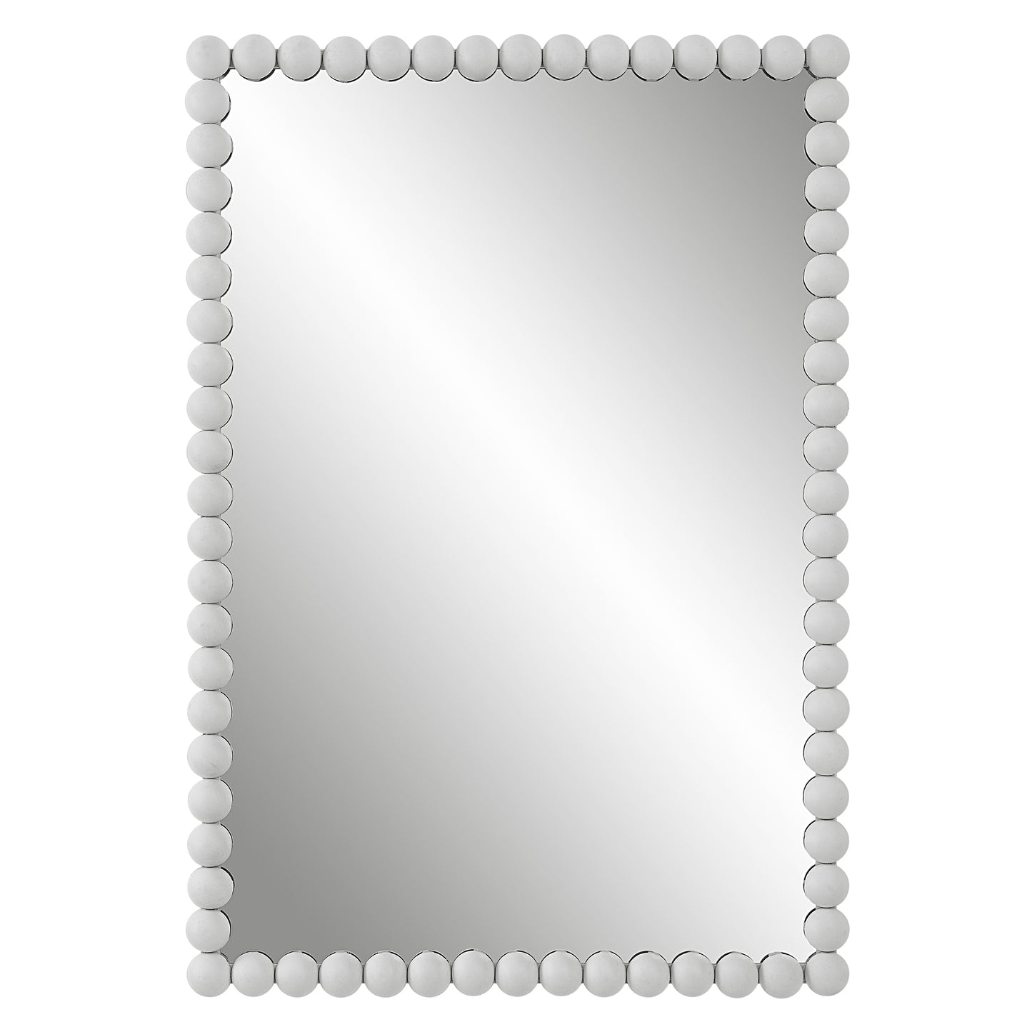 Uttermost Serna White Vanity Mirror | Mirrors | Modishstore - 2