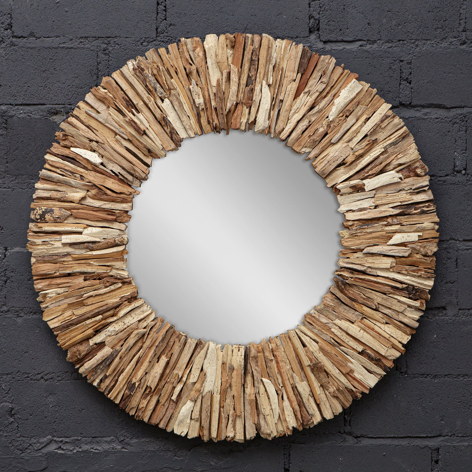 Uttermost Teak Branch Natural Round Mirror | Mirrors | Modishstore - 6