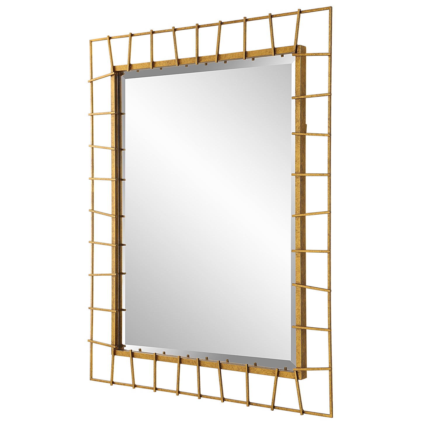 Uttermost Townsend Antiqued Gold Mirror | Mirrors | Modishstore - 5