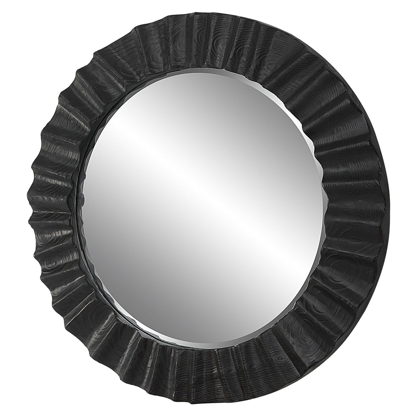 Uttermost Caribou Dark Espresso Round Mirror | Mirrors | Modishstore - 5