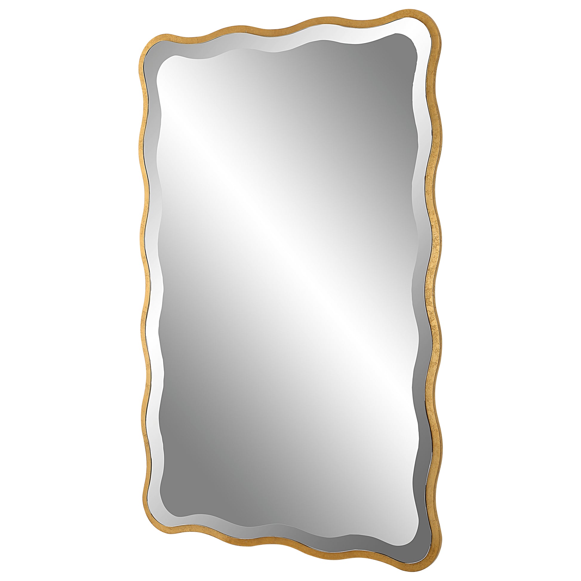 Uttermost Aneta Gold Scalloped Mirror | Mirrors | Modishstore - 5