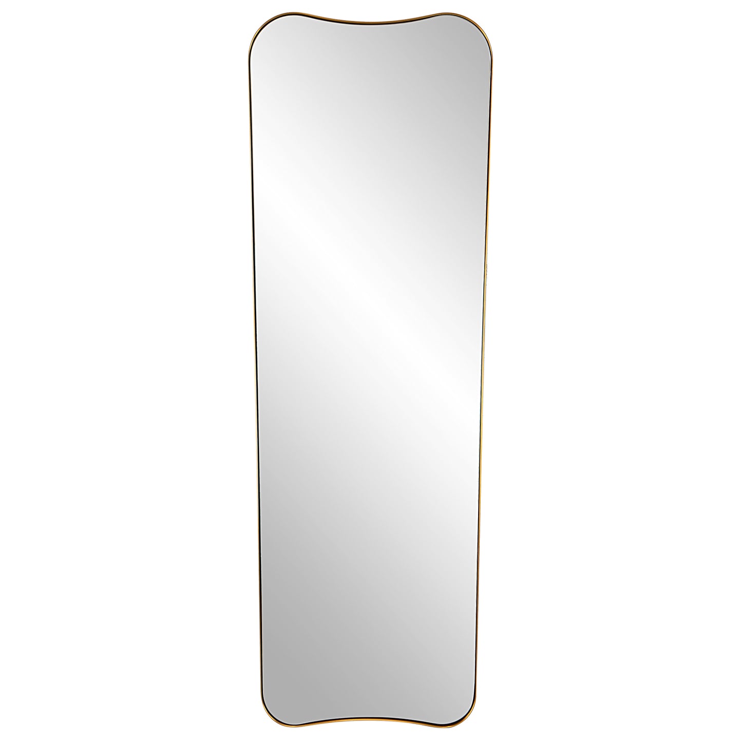 Uttermost Belvoir Large Antique Brass Mirror | Mirrors | Modishstore - 2