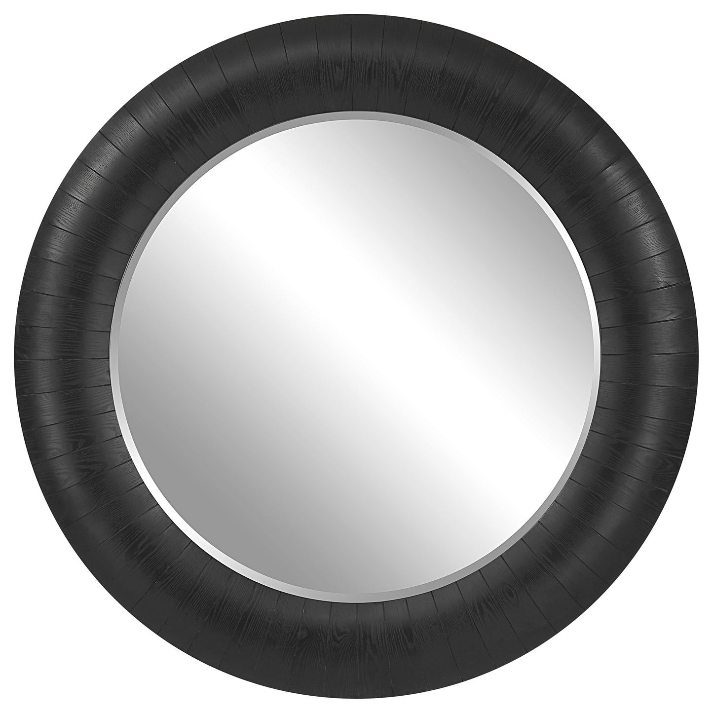 Uttermost Stockade Dark Round Mirror | Mirrors | Modishstore - 2