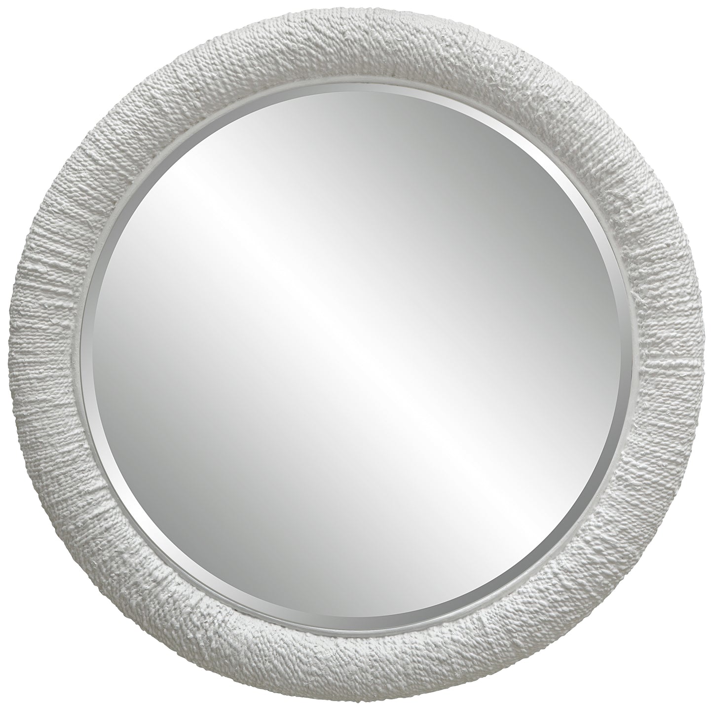 Uttermost Mariner White Round Mirror | Mirrors | Modishstore - 2