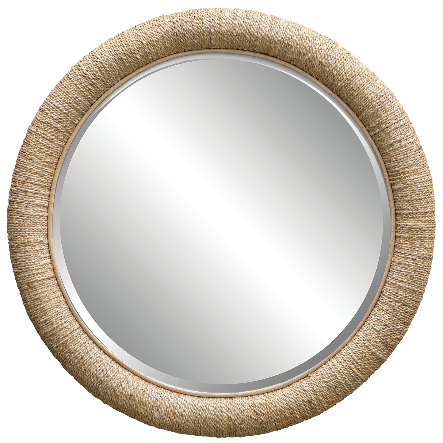 Uttermost Mariner Natural Round Mirror | Mirrors | Modishstore - 2