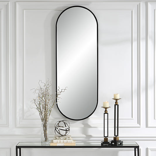 Uttermost Varina Tall Black Mirror | Mirrors | Modishstore