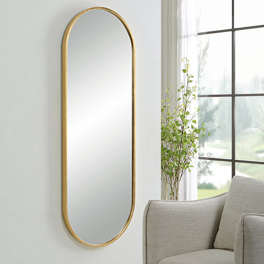 Uttermost Varina Tall Gold Mirror | Mirrors | Modishstore