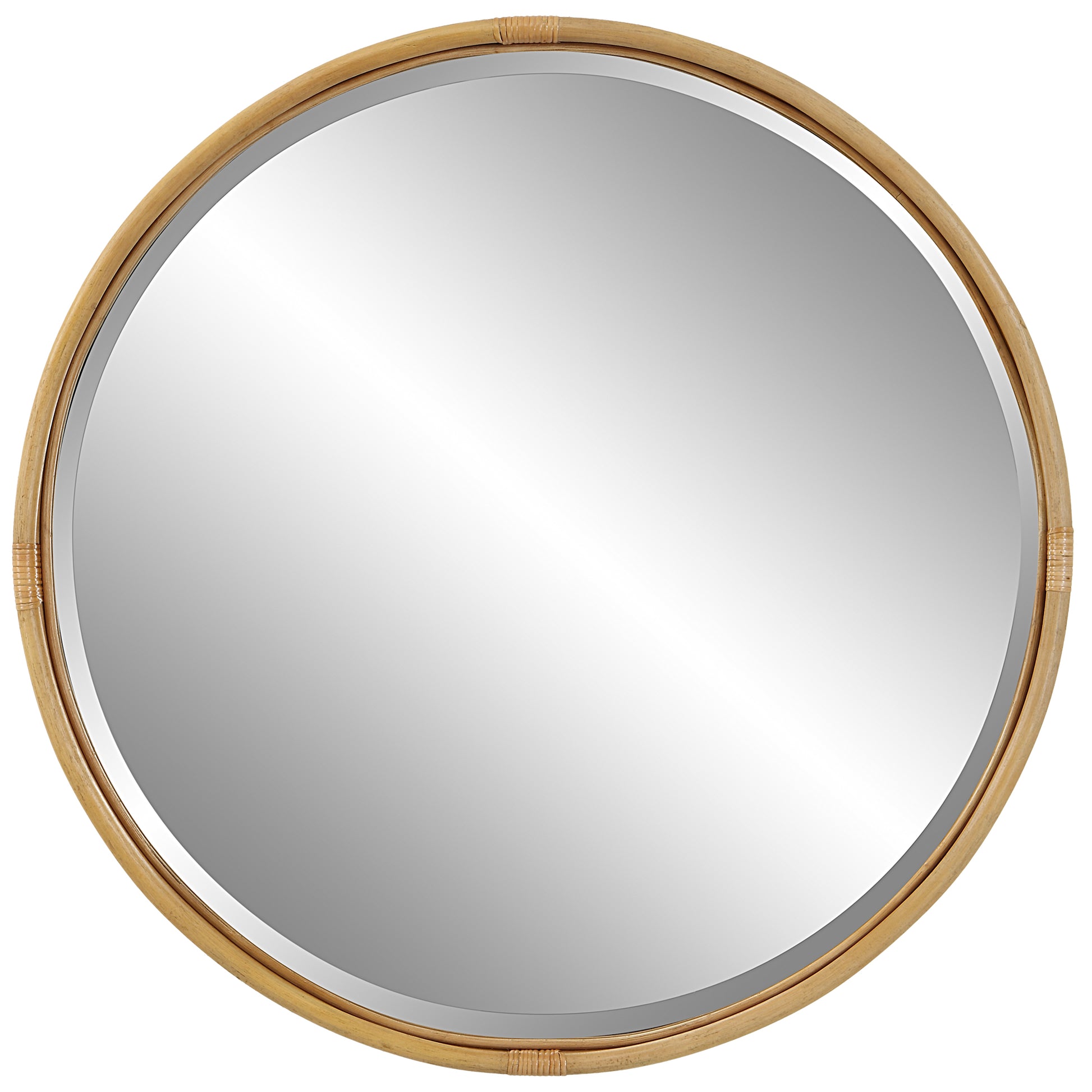 Uttermost Drift Away Rattan Round Mirror | Mirrors | Modishstore - 2