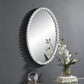Uttermost Serna White Oval Mirror | Mirrors | Modishstore - 4