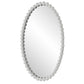 Uttermost Serna White Oval Mirror | Mirrors | Modishstore - 5
