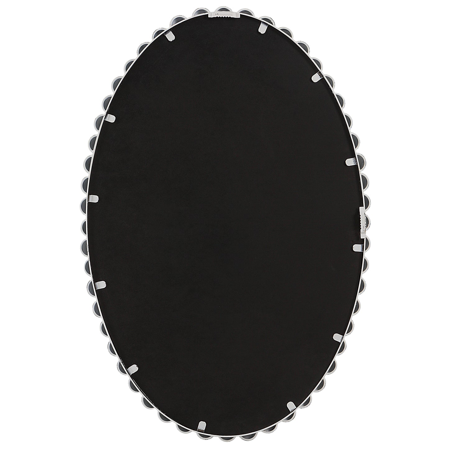 Uttermost Serna White Oval Mirror | Mirrors | Modishstore - 7