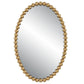 Uttermost Serna Gold Oval Mirror | Mirrors | Modishstore - 2