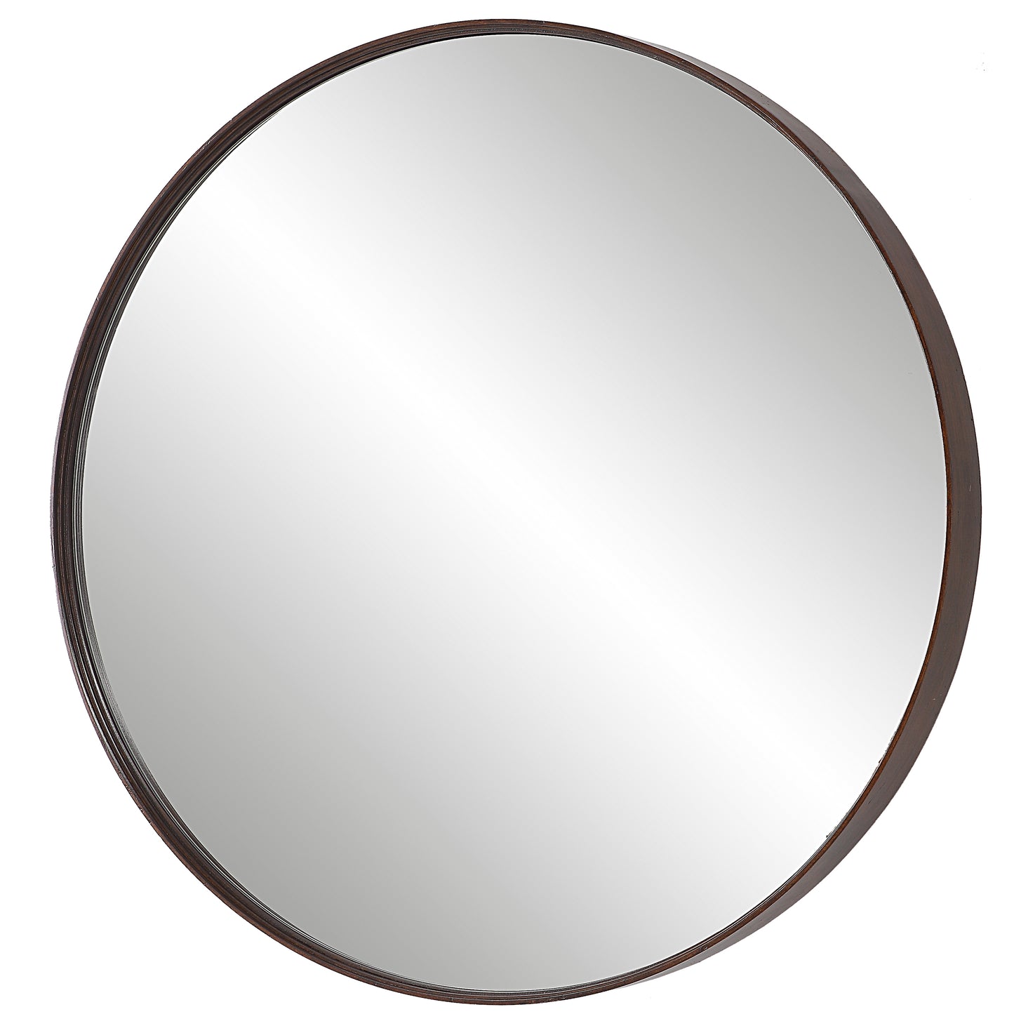 Uttermost Eden Mahogany Round Mirror | Mirrors | Modishstore - 5