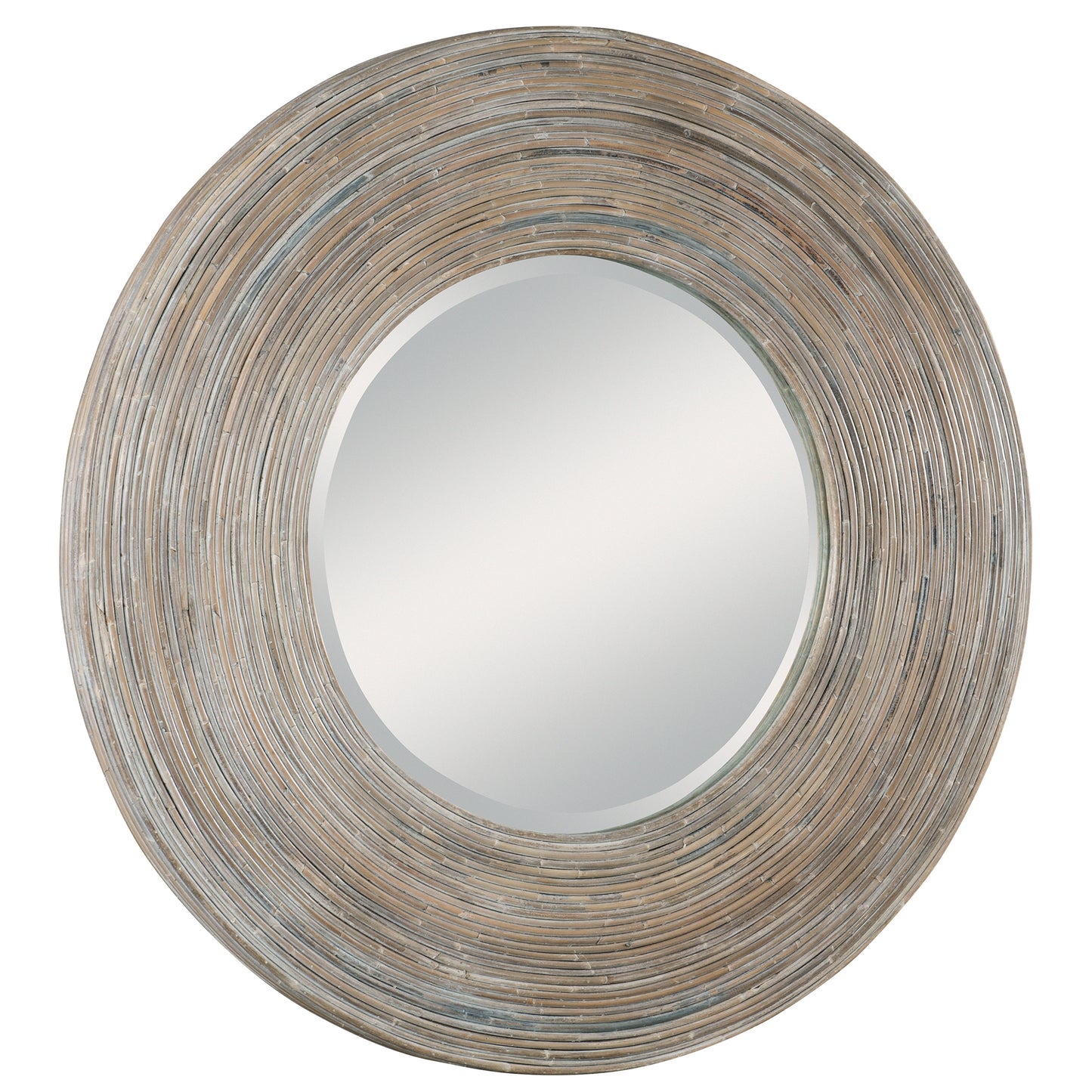 Uttermost Vortex White Washed Round Mirror | Mirrors | Modishstore - 4