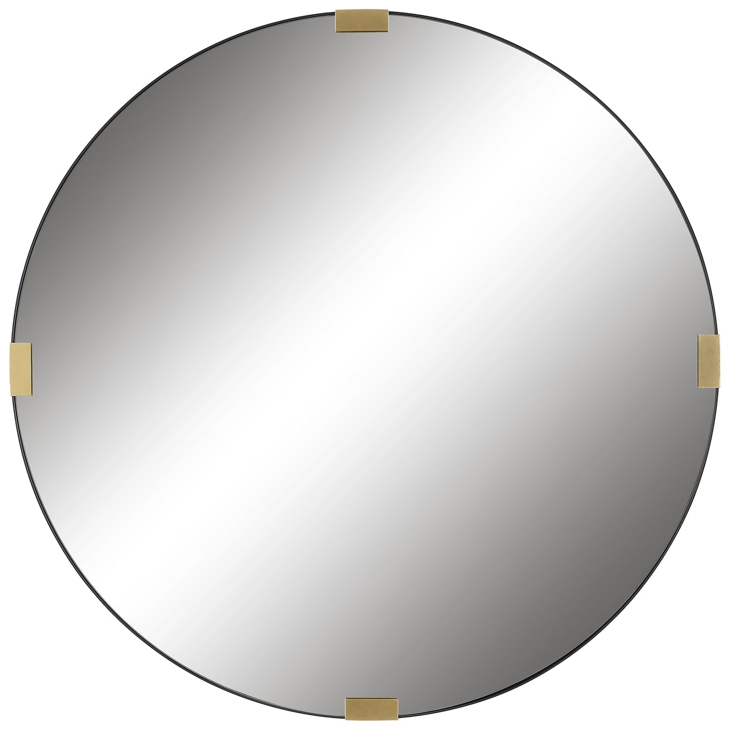 Uttermost Clip Modern Round Mirror | Mirrors | Modishstore - 2