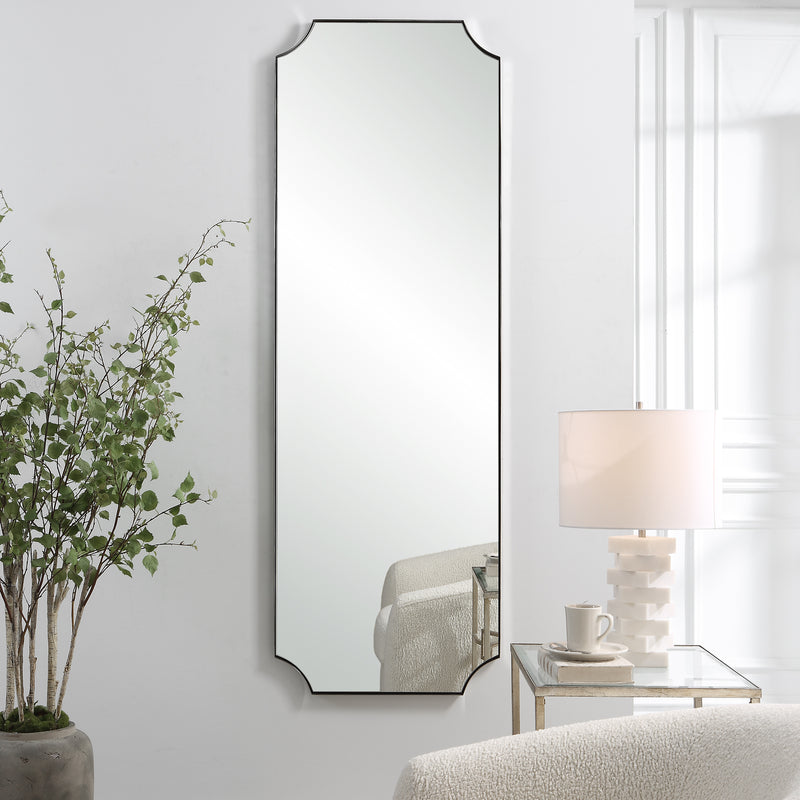 Uttermost Lennox Nickel Tall Mirror | Mirrors | Modishstore