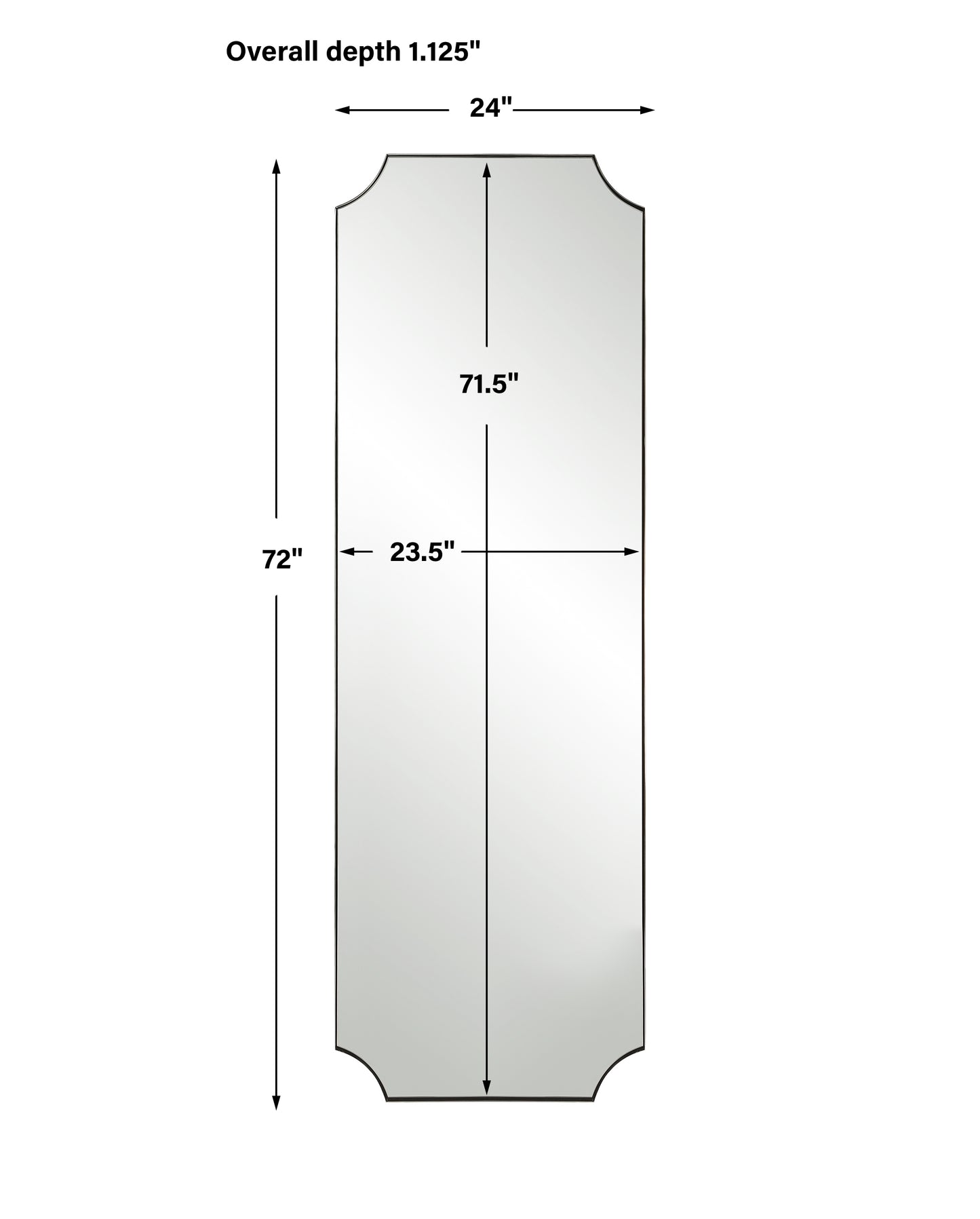 Uttermost Lennox Nickel Tall Mirror | Mirrors | Modishstore - 3