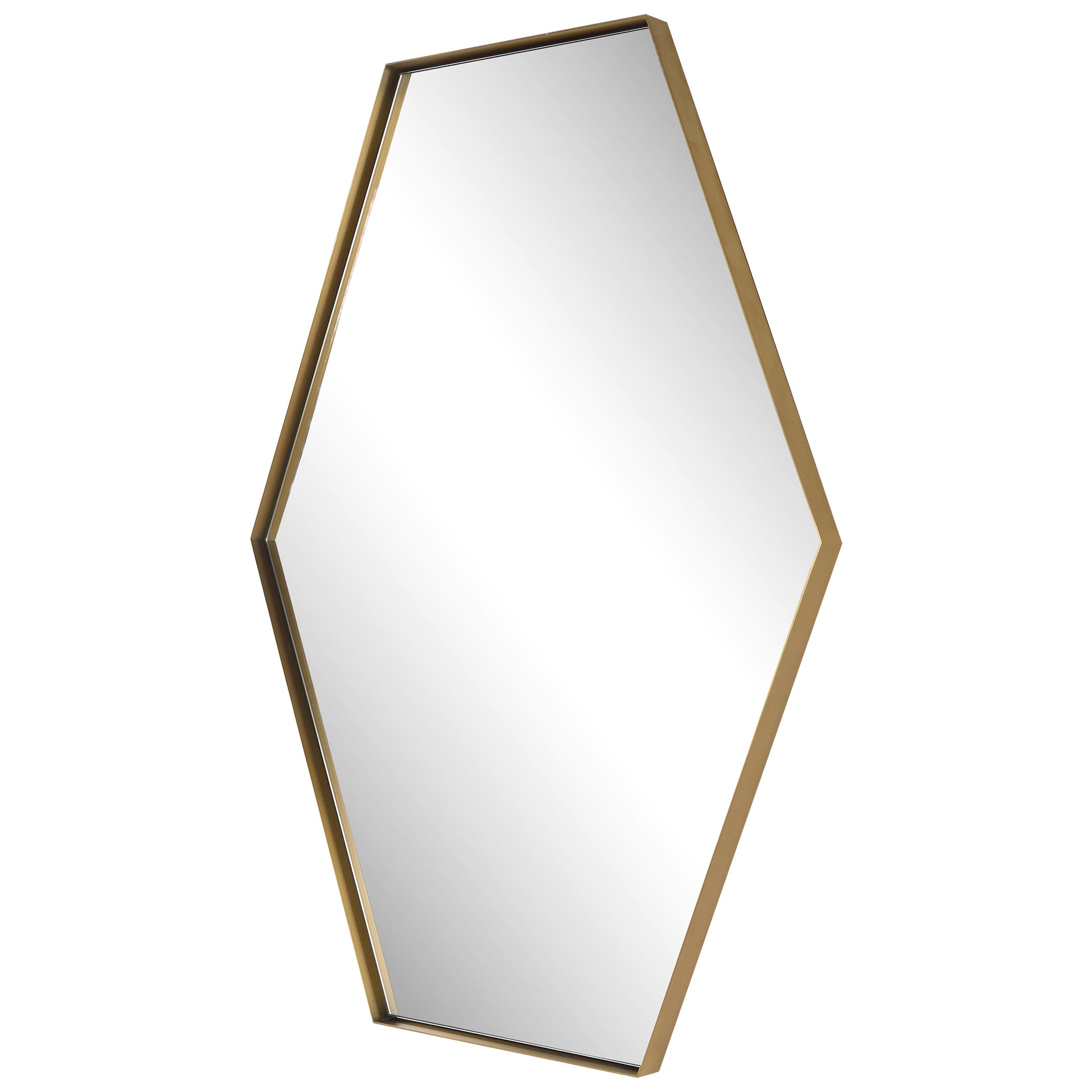 Uttermost Ankara Brass Hexagon Mirror | Mirrors | Modishstore - 5