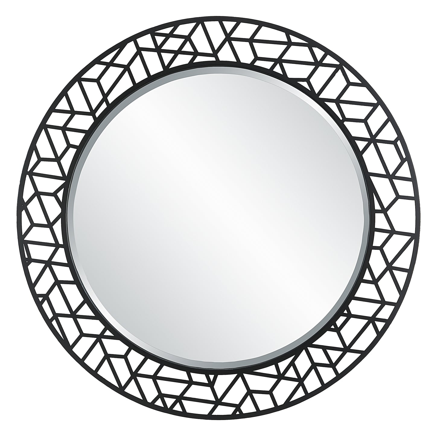 Uttermost Mosaic Metal Round Mirror | Mirrors | Modishstore - 2