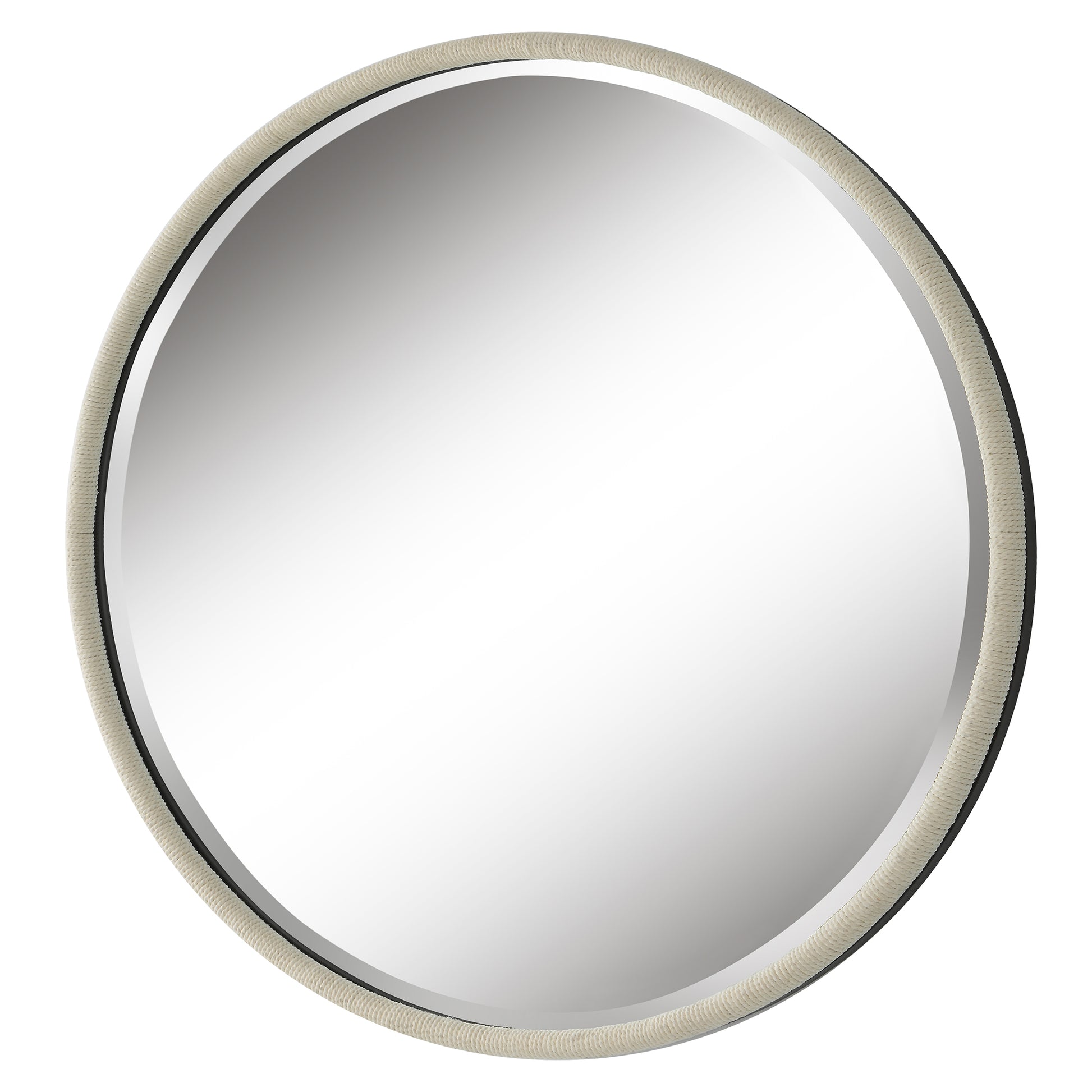 Uttermost Ranchero White Round Mirror | Mirrors | Modishstore - 5